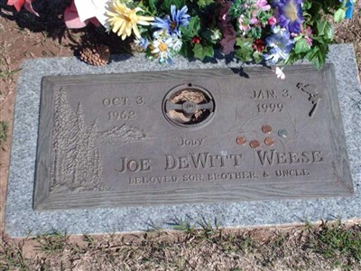 Joe DeWitt "Jody" Weese on Sysoon