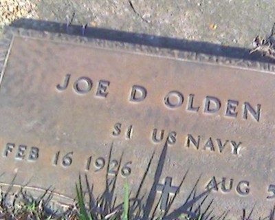 Joe DeWitt Olden, Sr on Sysoon