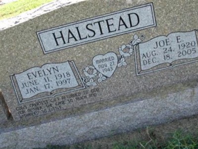 Joe E. Halstead on Sysoon