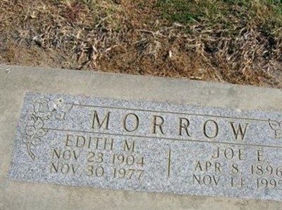 Joe E. Morrow on Sysoon