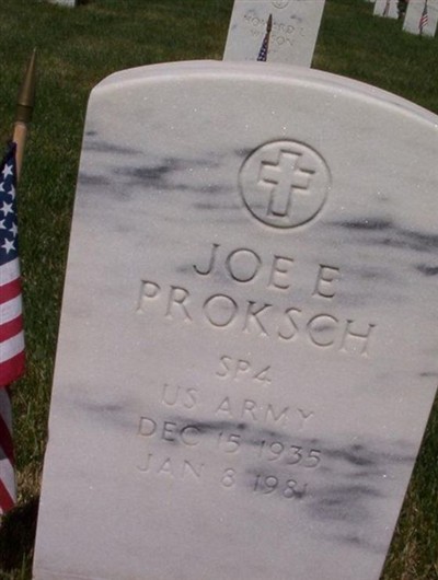Joe E. Proksch on Sysoon