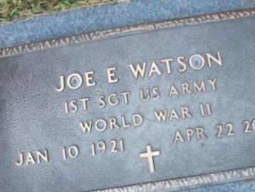 Joe Edward Watson on Sysoon