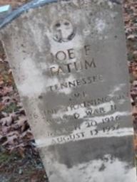 Joe F. Tatum on Sysoon