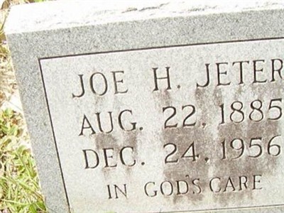 Joe H. Jeter on Sysoon