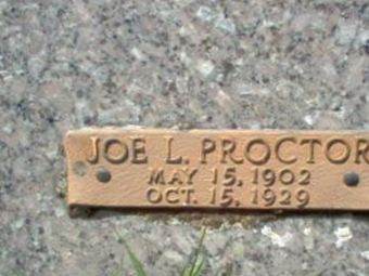 Joe L. Proctor on Sysoon