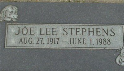 Joe Lee Stephens on Sysoon