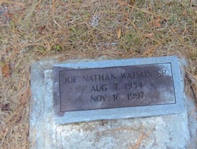 Joe Nathan Watson, Sr on Sysoon