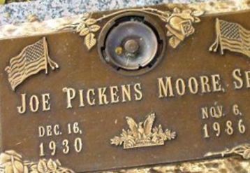 Joe Pickins Moore, Sr on Sysoon
