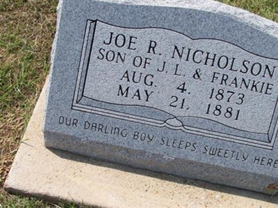 Joe R Nicholson on Sysoon