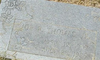 Joe R. Thomas, Jr on Sysoon