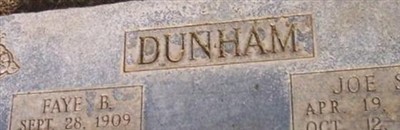 Joe S. Dunham on Sysoon