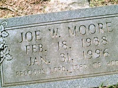 Joe W. Moore on Sysoon