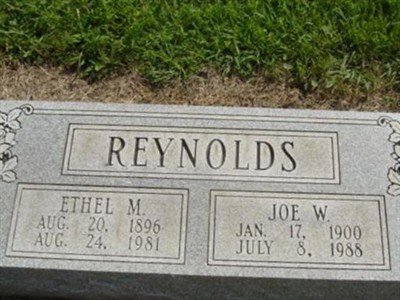 Joe W Reynolds on Sysoon