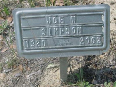 Joe W. Simpson on Sysoon
