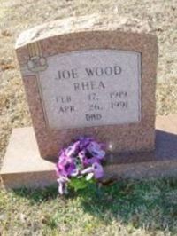 Joe Wood Rhea on Sysoon