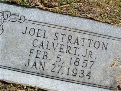 Joel Stratton Calvert, Jr on Sysoon