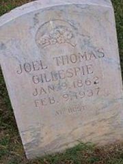 Joel Thomas Gillespie on Sysoon
