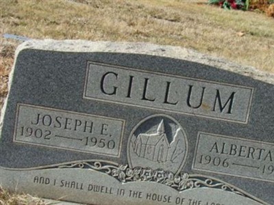 Joesph E. Gillum on Sysoon