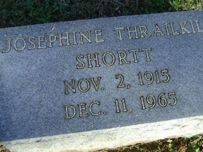 Joesphine Thrailkill Shortt on Sysoon