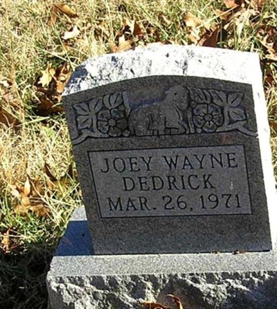 Joey Wayne Dedrick on Sysoon