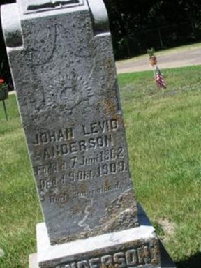 Johan Levid Anderson on Sysoon
