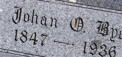 Johan O Bye on Sysoon