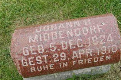 Johann B Middendorf on Sysoon