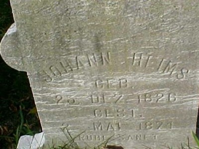 Johann Heims on Sysoon
