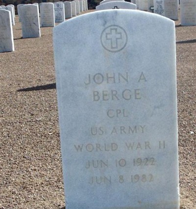 John A Berge on Sysoon