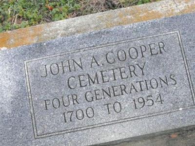 John A Cooper Cemetery on Sysoon