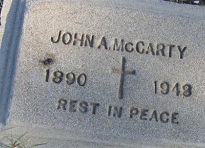 John A. McCarty on Sysoon
