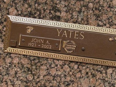 John A Yates on Sysoon
