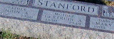 John Albert Stanford on Sysoon