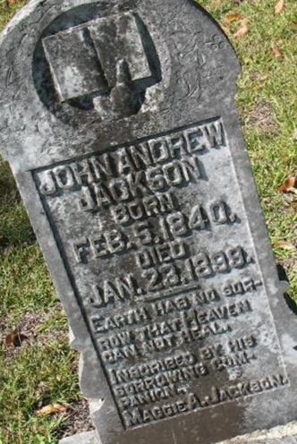 John Andrew Jackson on Sysoon