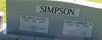 John Andrew Simpson, Sr on Sysoon