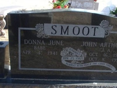 John Arthur 'J.A.' Smoot on Sysoon