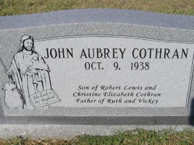 John Aubrey Cothran on Sysoon