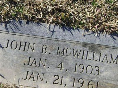 John B. McWilliams on Sysoon