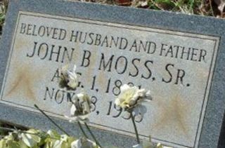 John B. Moss, Sr on Sysoon