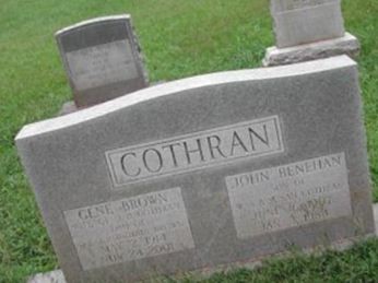 John Benehan Cothran on Sysoon