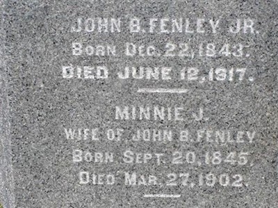 John Bennet Fenley, Jr on Sysoon