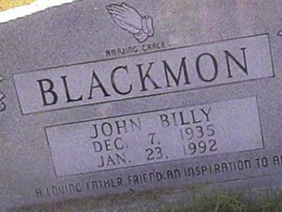 John Billy Blackmon on Sysoon
