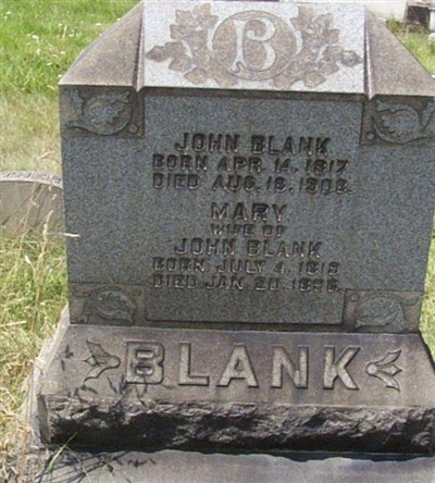 John Blank on Sysoon