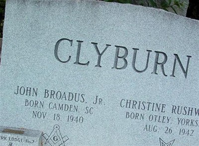 John Broadus Clyburn, Jr on Sysoon