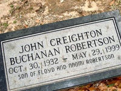 John Buchanan Creighton Robertson on Sysoon