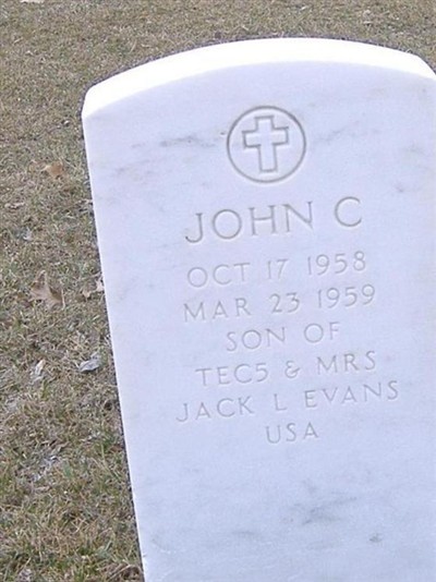 John C Evans on Sysoon