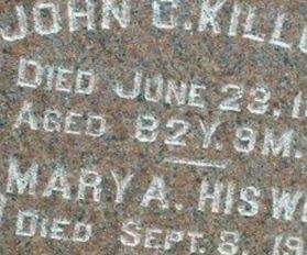 John C. Killgore on Sysoon