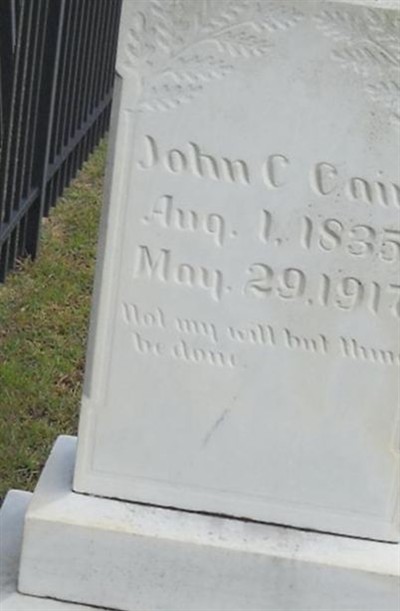 John Calhoun Cain on Sysoon