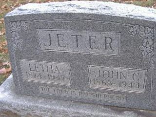 John Calvin Jeter on Sysoon