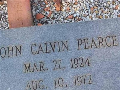 John Calvin Pearce on Sysoon